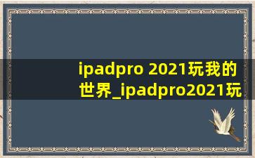 ipadpro 2021玩我的世界_ipadpro2021玩我的世界(低价烟批发网)画质